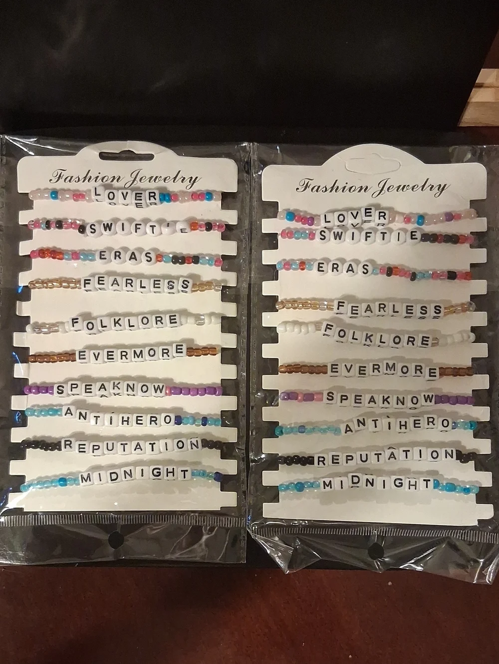 Taylor Swift Themed Song Stretchy Bracelets 20 Total New In Package